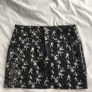 Y2K Playboy Bunny Mini Skirt